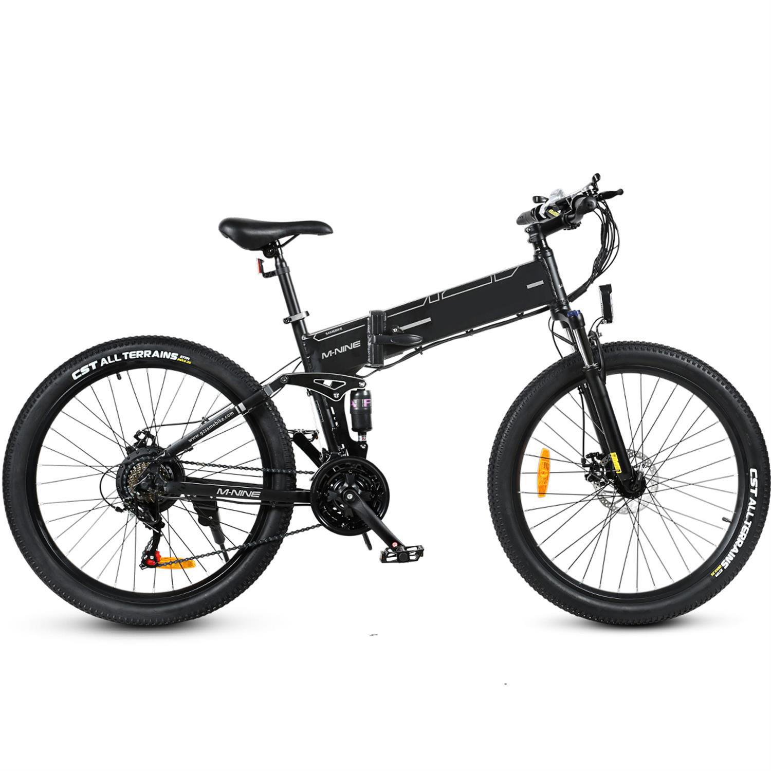 VTT Électrique Homme Bergamont Gris - Puissance 400W Et Suspension Avant - Occasion