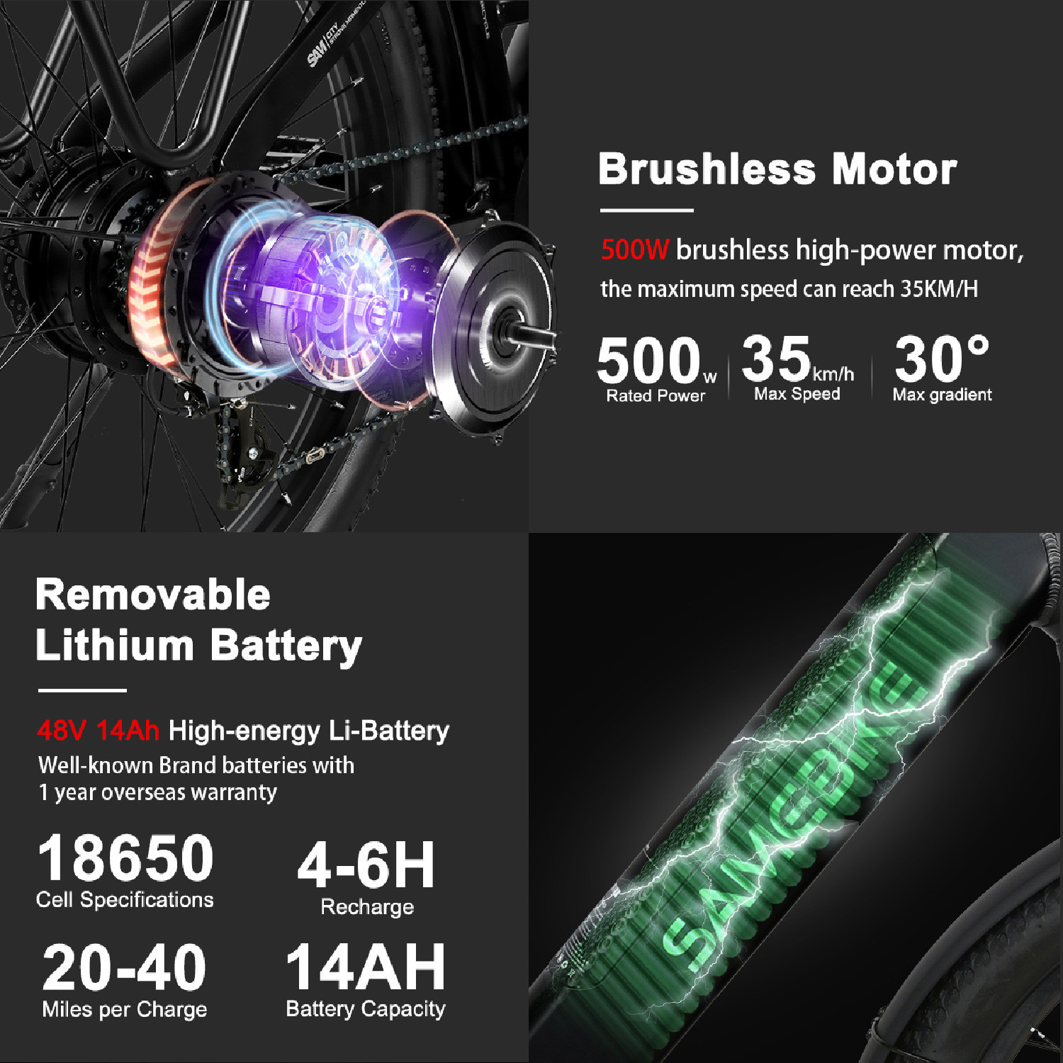 Lot De 4 Chambres à Air 16" Pour VTT & Ville - Schrader - Largeurs 1.75 à 2.125